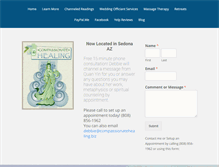 Tablet Screenshot of compassionatehealing.biz